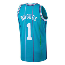 Load image into Gallery viewer, 1-Muggsy Bogues Charlotte Hornets Hardwood Classics Swingman Jersey - Teal