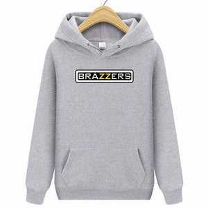 suprem Brazzers Long Sleeve Solid Color Hooded