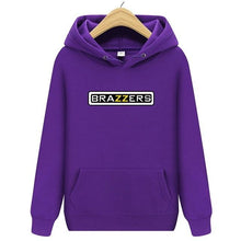 Load image into Gallery viewer, suprem Brazzers Long Sleeve Solid Color Hooded