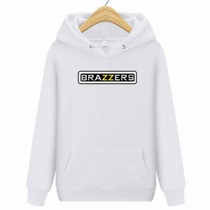suprem Brazzers Long Sleeve Solid Color Hooded